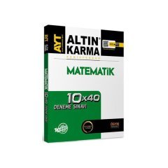 Altın Karma Yayınları AYT Matematik 10x40 Deneme Sınavı