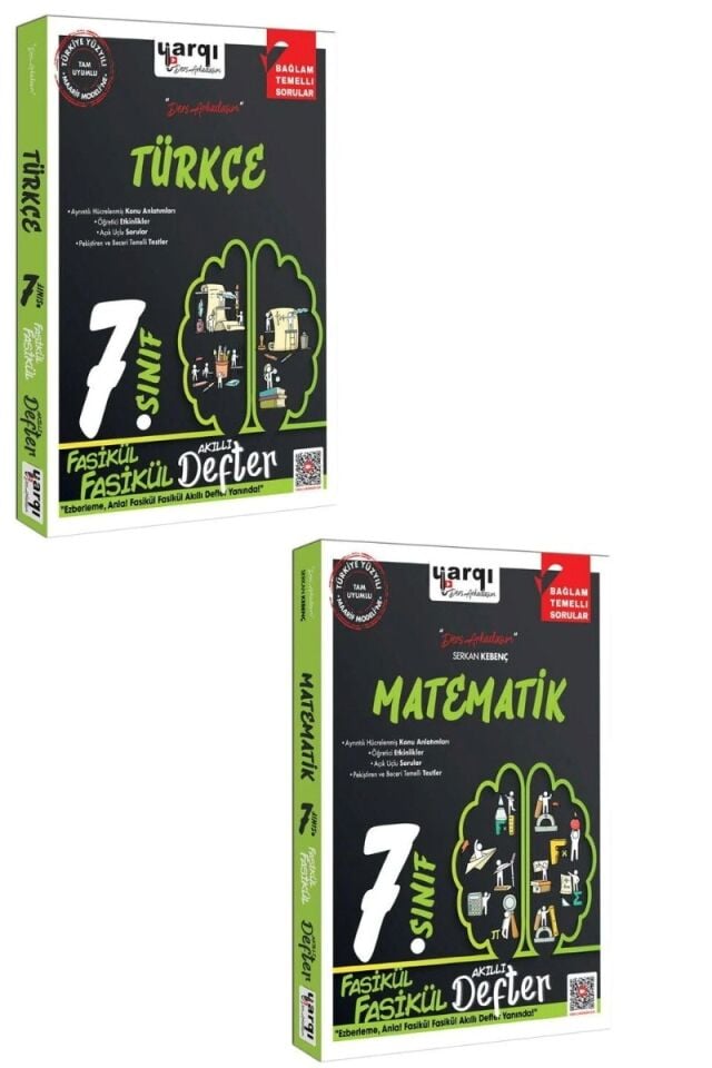 7. Sınıf Türkçe Matematik Fasikül Defter Seti