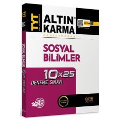 Altın Karma Yayınları TYT Sosyal Bilimler  Deneme Sınavı