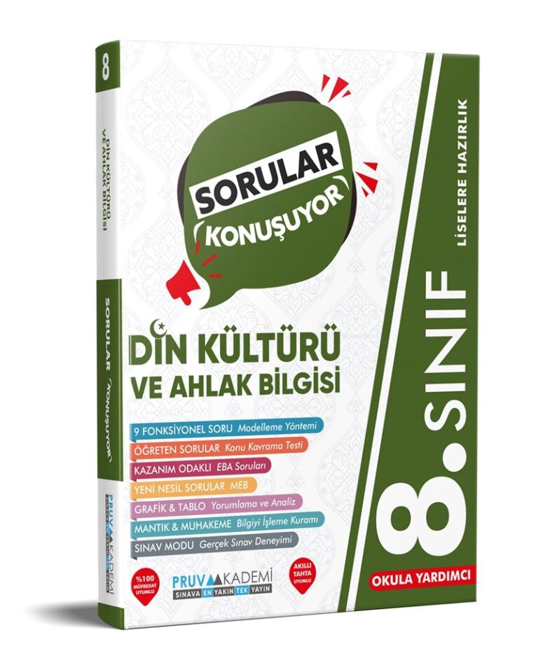 Pruva Akademi 8. Sınıf Din Kültürü Sorular Konuşuyor