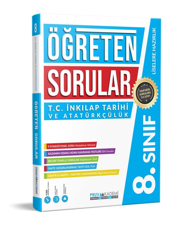 Pruva Akademi 8. Sınıf İnkılap Tarihi Öğreten Sorular