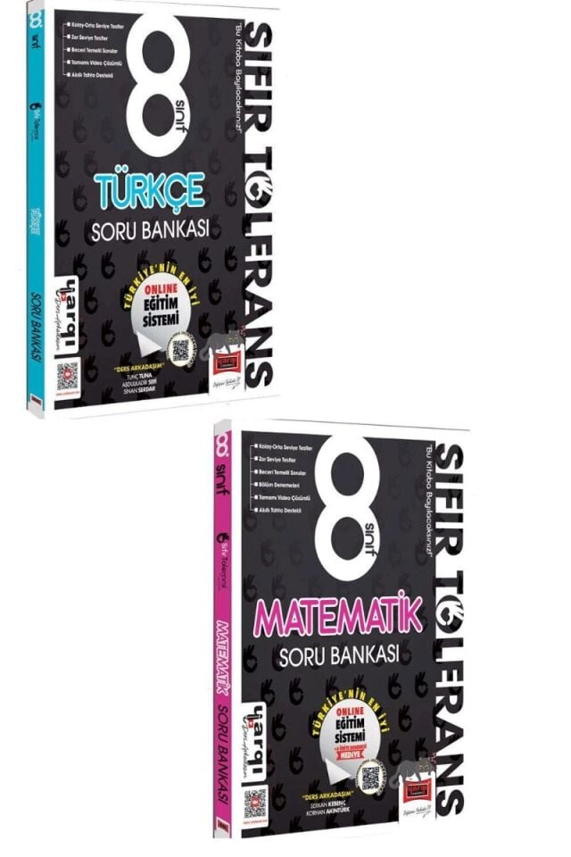8. Sınıf Lgs Türkçe Matematik SıfırTolerans Soru Bankası Seti