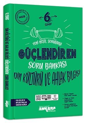 Ankara 6. Sınıf Güçlendiren Din Kültürü ve Ahlak Bilgisi Soru Bankası