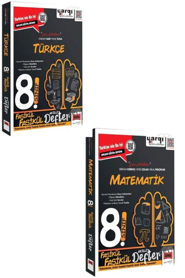 8. Sınıf Lgs Türkçe Matematik Fasikül Defter Seti
