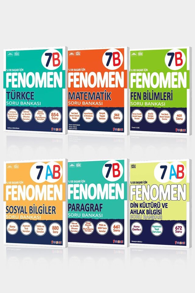 Kurmay Fenomen 7 Sınıf Seti (B Serisi)