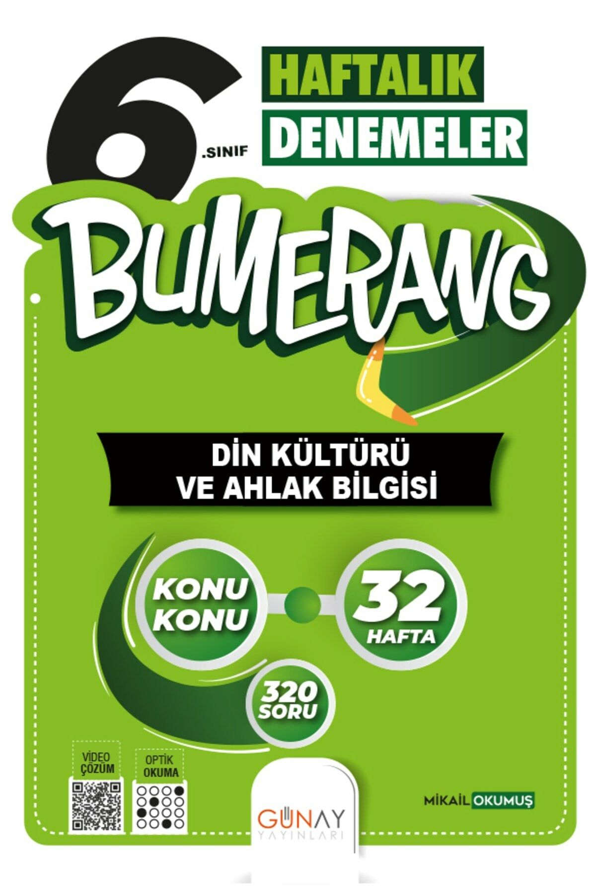 6.sınıf 32 Haftalık Bumerang Din Kültürü Ve Ahlak Bilgisi Soru Bankası