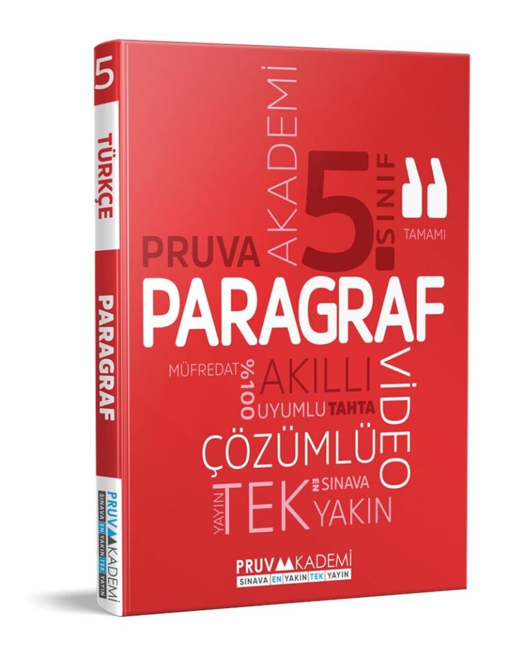 Pruva Akademi 5. Sınıf Paragraf Soru Bankası