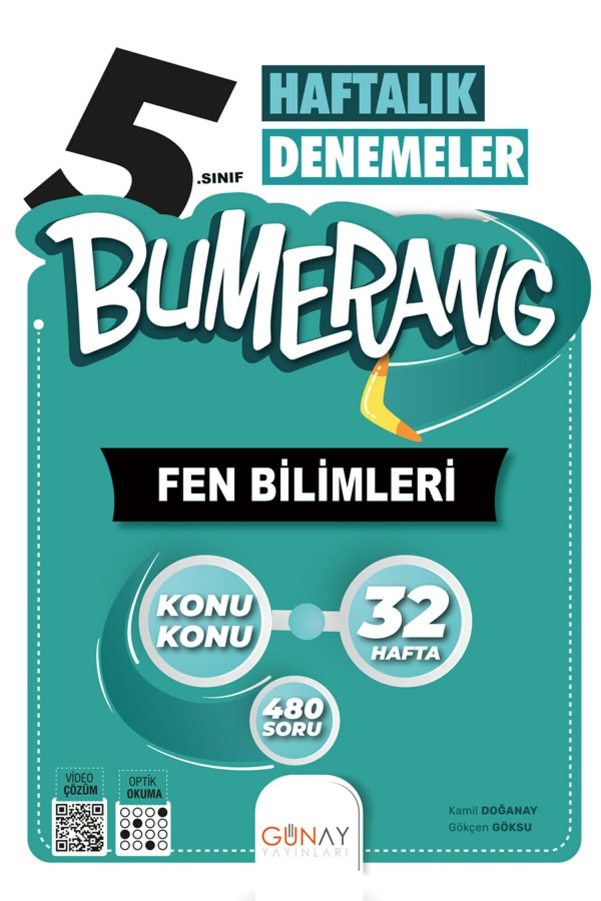 5.sınıf 32 Haftalık Bumerang Fen Bilimleri Soru Bankası