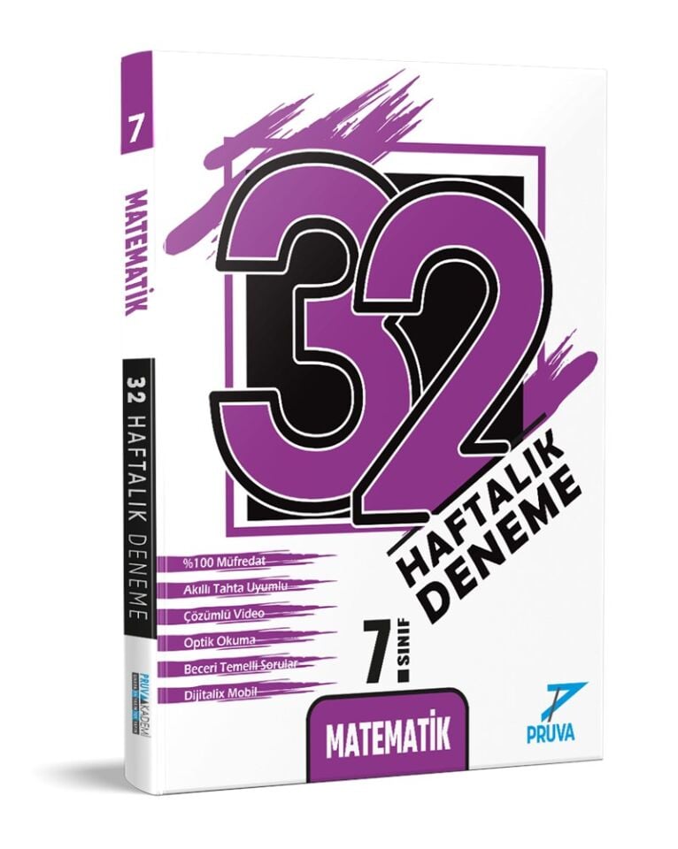 Pruva Akademi 7. Sınıf Matematik 32 Haftalık Deneme