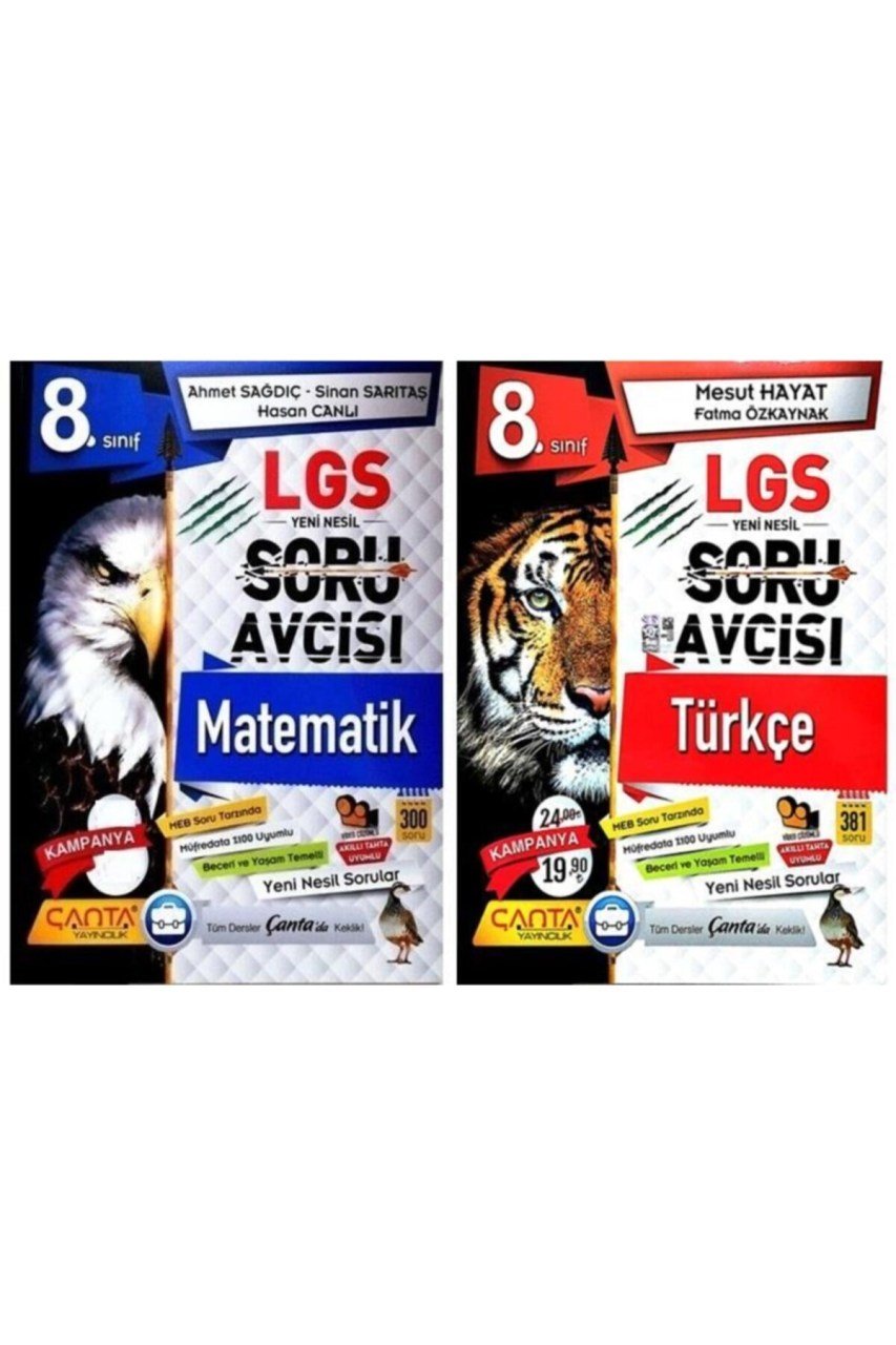 Çanta Yayınları 8.sınıf Lgs Matematik Türkçe Soru Avcısı