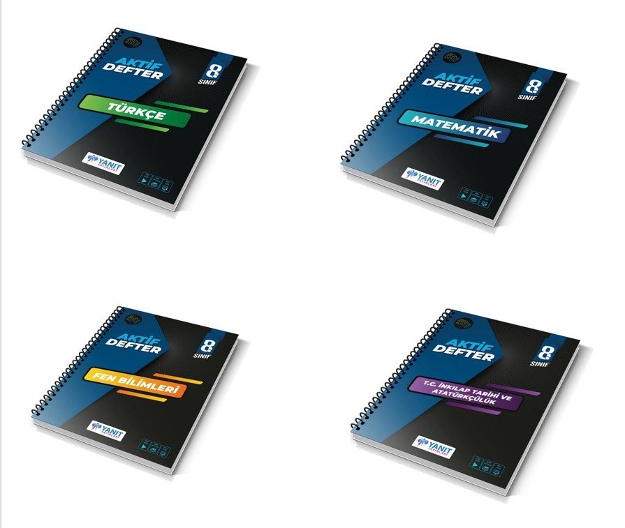Yanıt Yayınları 8. Sınıf Defter Seti ( T-M-F-İ )