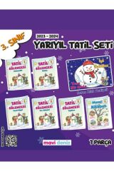 Mavi Deniz 3. Sınıf Yarıyıl Tatil Eğlencesi 4 Kitap