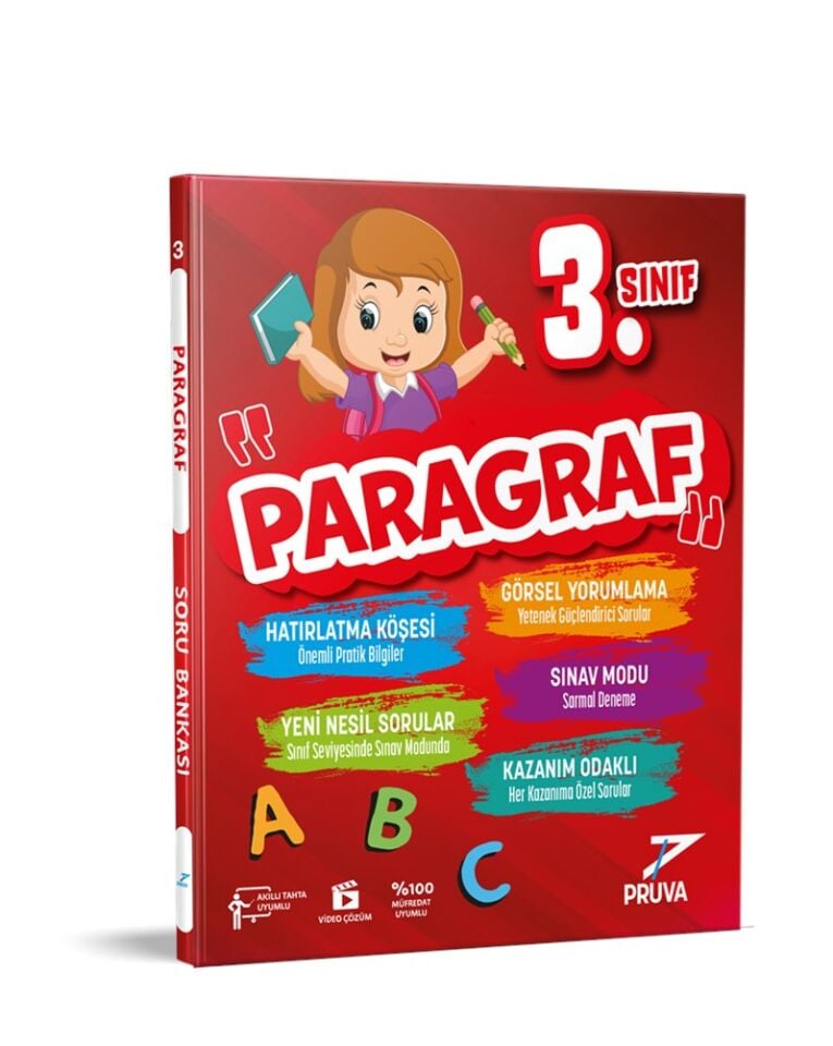 Pruva Yayınları 3. Sınıf Paragraf Soru Bankası