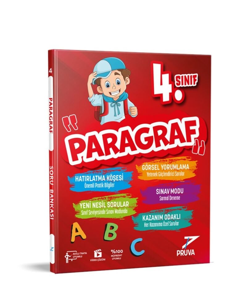 Pruva Yayınları 4. Sınıf Paragraf Soru Bankası