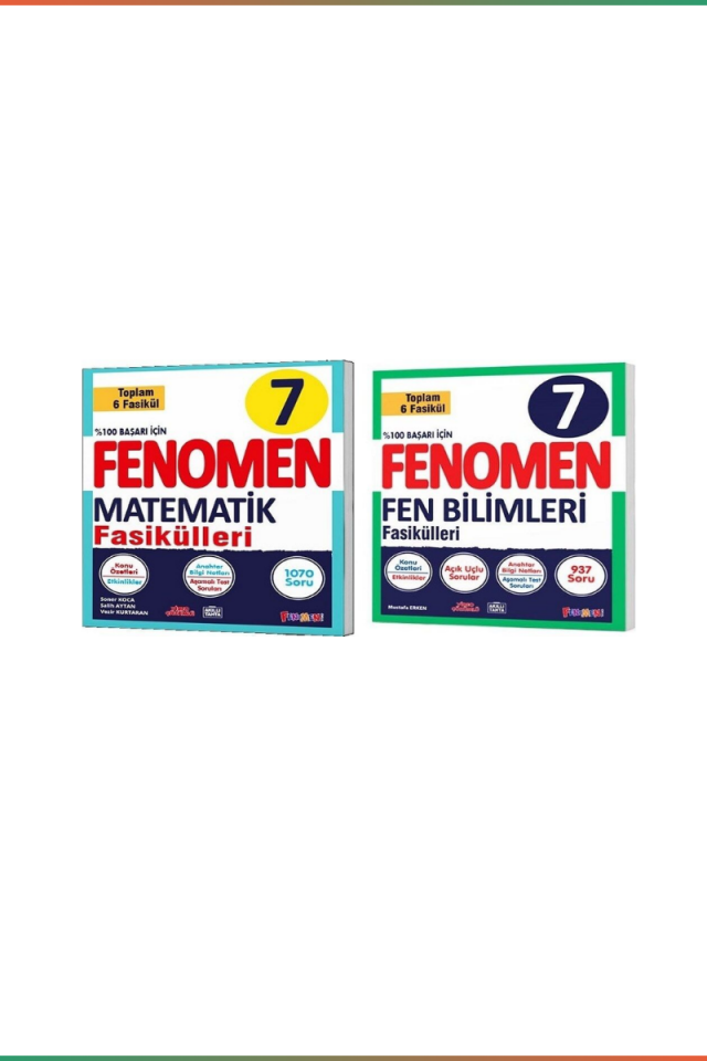 Kurmay Yayınları 7. Sınıf Matematik Fen Fenomen 2 Kitap Fasikül Seti