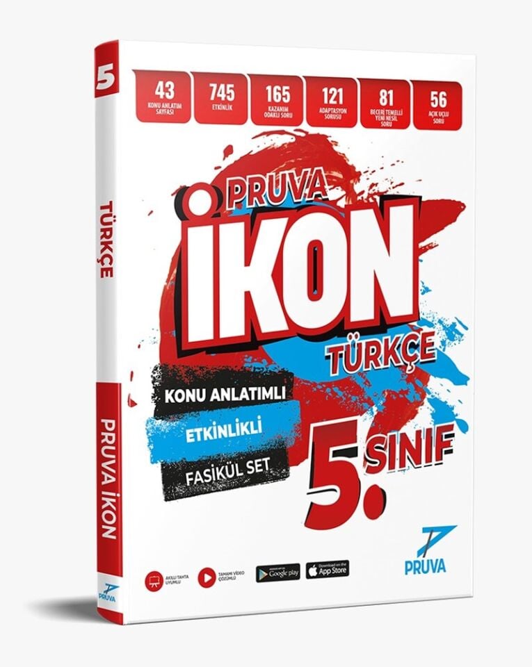 Pruva Yayınları 5. Sınıf Türkçe İkon Fasikül Set