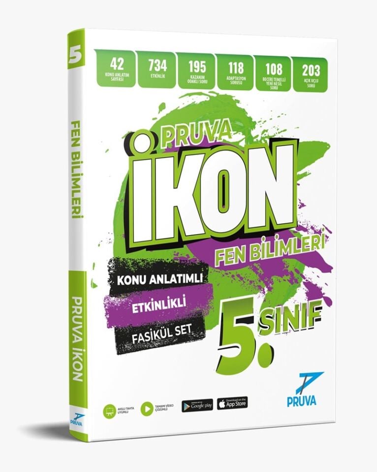 Pruva Yayınları 5. Sınıf Fen Bilimleri İkon Fasikül Set