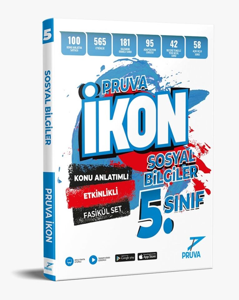Pruva Yayınları 5. Sınıf Sosyal Bilgiler İkon Fasikül Set