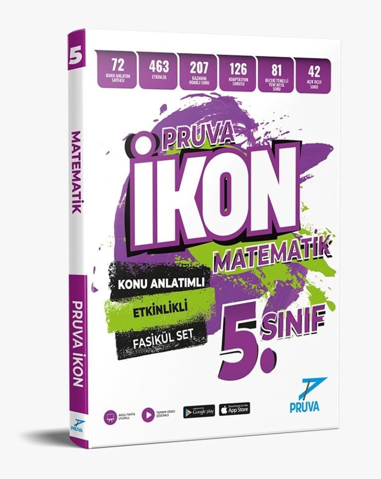 Pruva Yayınları 5. Sınıf Matematik İkon Fasikül Set