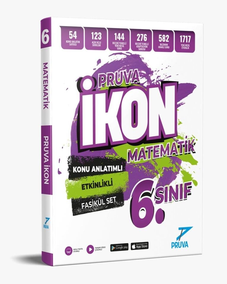 Pruva Yayınları 6. Sınıf Matematik İkon Fasikül Set