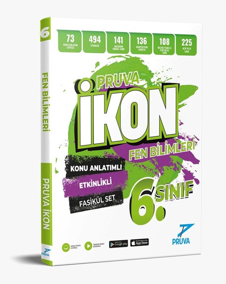 Pruva Yayınları 6. Sınıf Fen Bilimleri İkon Fasikül Set