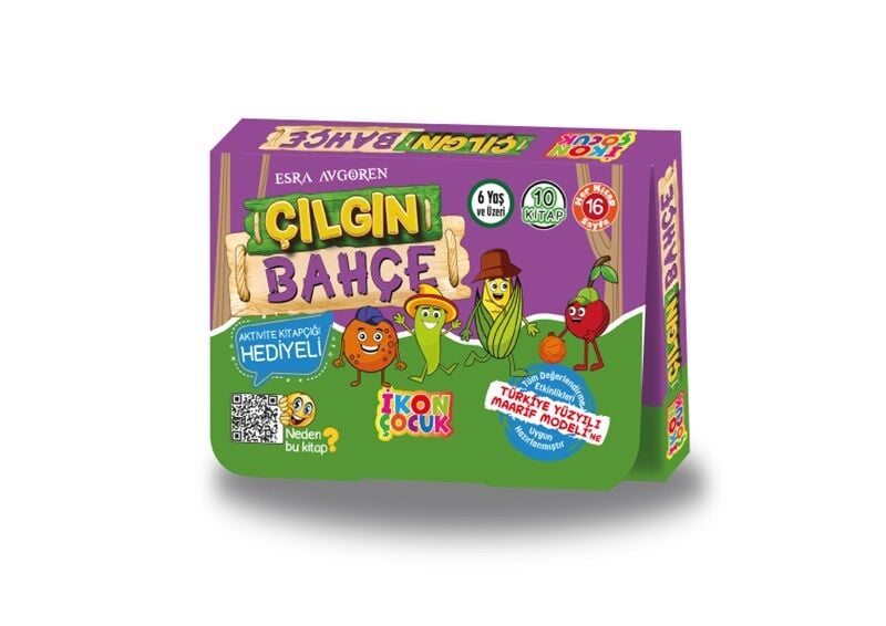 İkon Çocuk Çılgın Bahçe 10 Kitap Seti