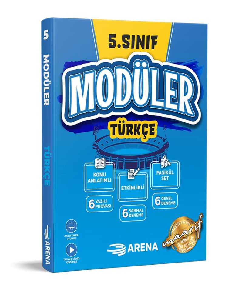 Arena Yayınları 5. Sınıf Modüler Türkçe Fasikül Set