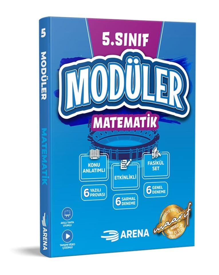 Arena Yayınları 5. Sınıf Modüler Matematik Fasikül Set