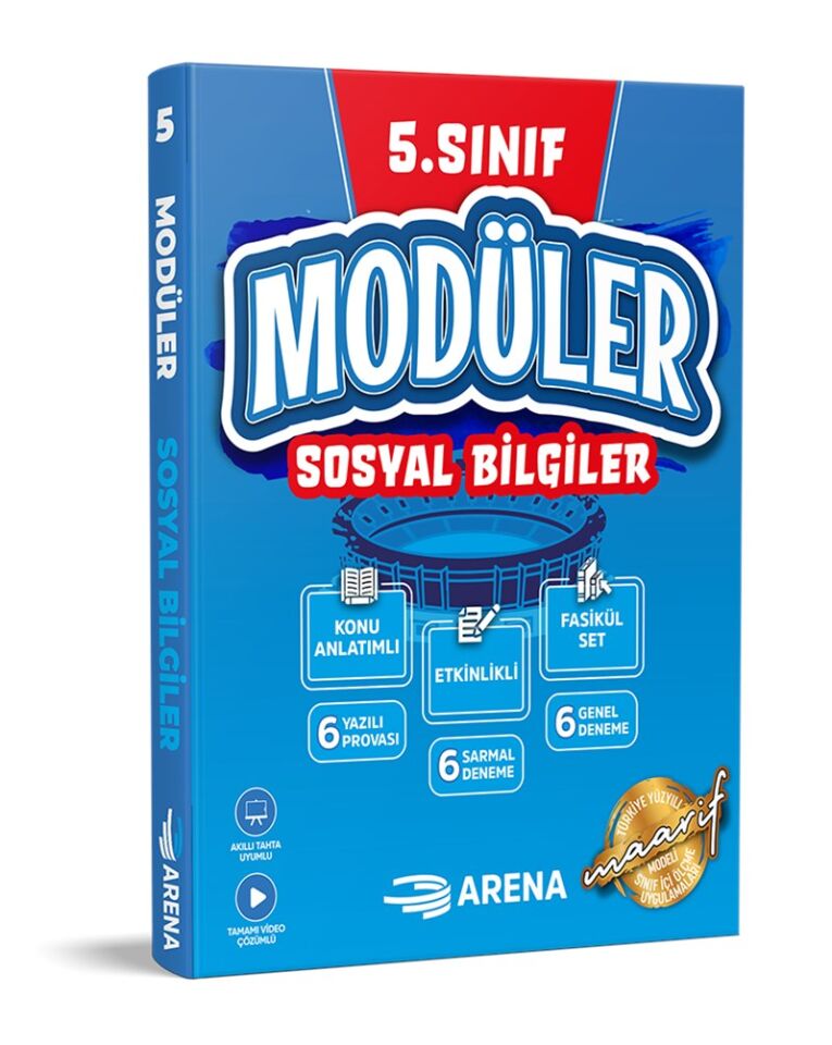 Arena Yayınları 5. Sınıf Modüler Sosyal Bilgiler Fasikül Set
