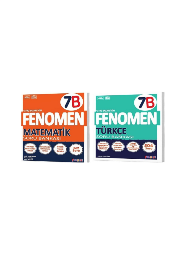 Kurmay 7. Sınıf Fenomen Soru Bankası Seti Mat Türkçe 7B