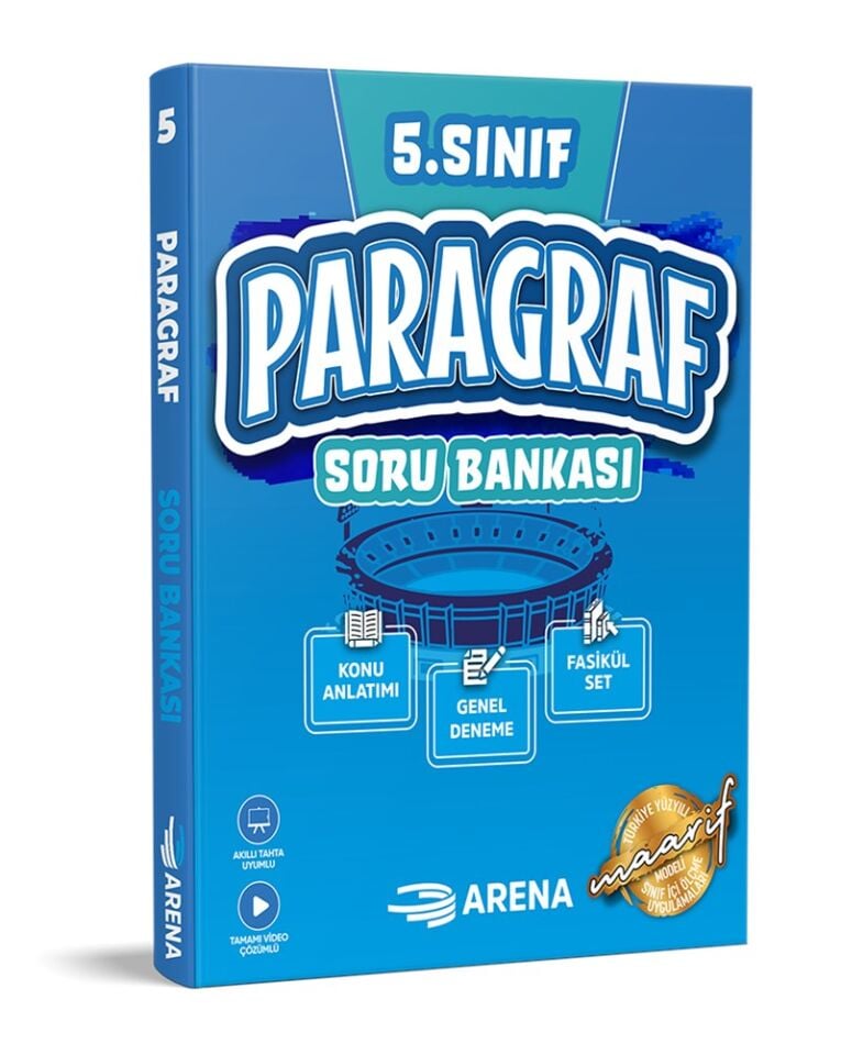 Arena Yayınları 5. Sınıf Paragraf Soru Bankası