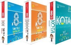 Tonguç 8.Sınıf Tüm Dersler Kota Deneme+Taktikli Soru Bankası Seti