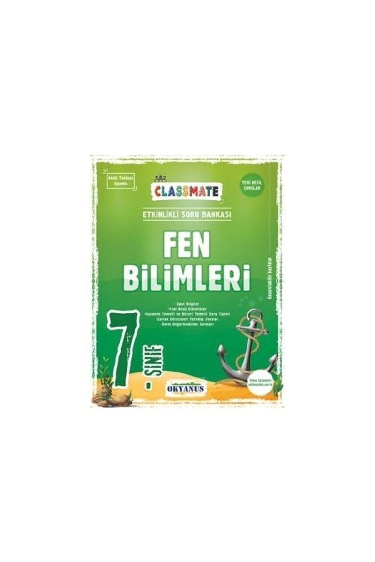 Okyanus 7.sınıf Classmate Fen Bilimleri Etkinlikli Soru Bankası