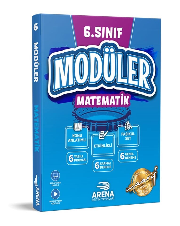 Arena Yayınları 6. Sınıf Modüler Matematik Fasikül Set