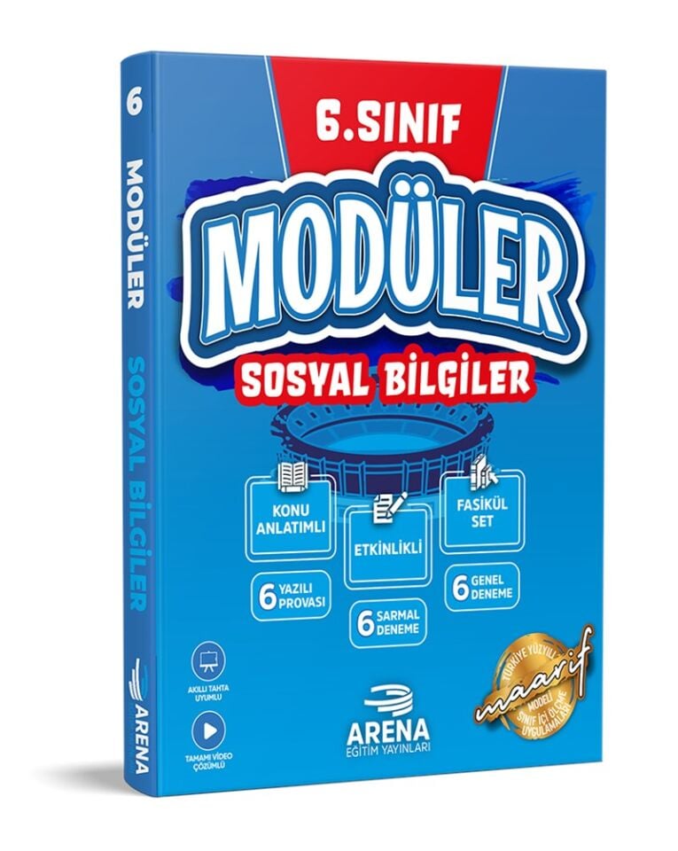 Arena Yayınları 6. Sınıf Modüler Sosyal Bilgiler Fasikül Set