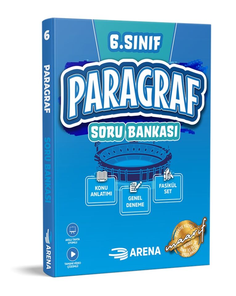 Arena Yayınları 6. Sınıf Paragraf Soru Bankası
