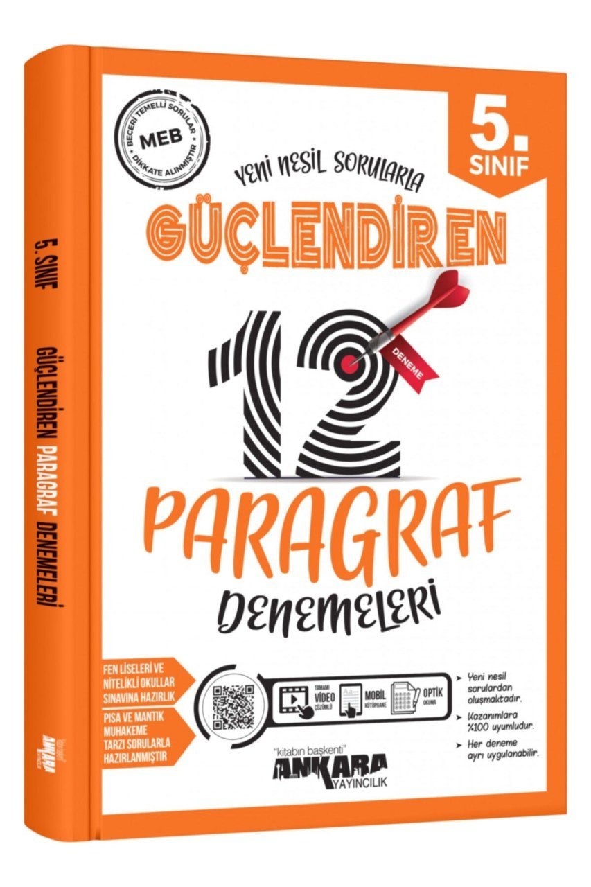 5.sınıf Paragraf 12 Güçlendiren Deneme