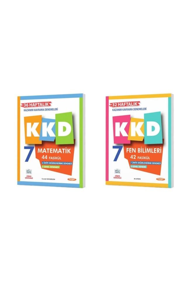 Kurmay Yayınları 7. sınıf KKD Matematik+Fen Bilimleri (2Kitap)