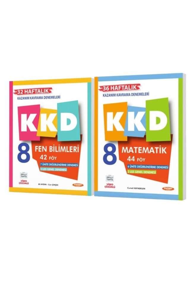 Kurmay Yayınları 8. sınıf KKD Matematik Fen Bilimleri (2Kitap)