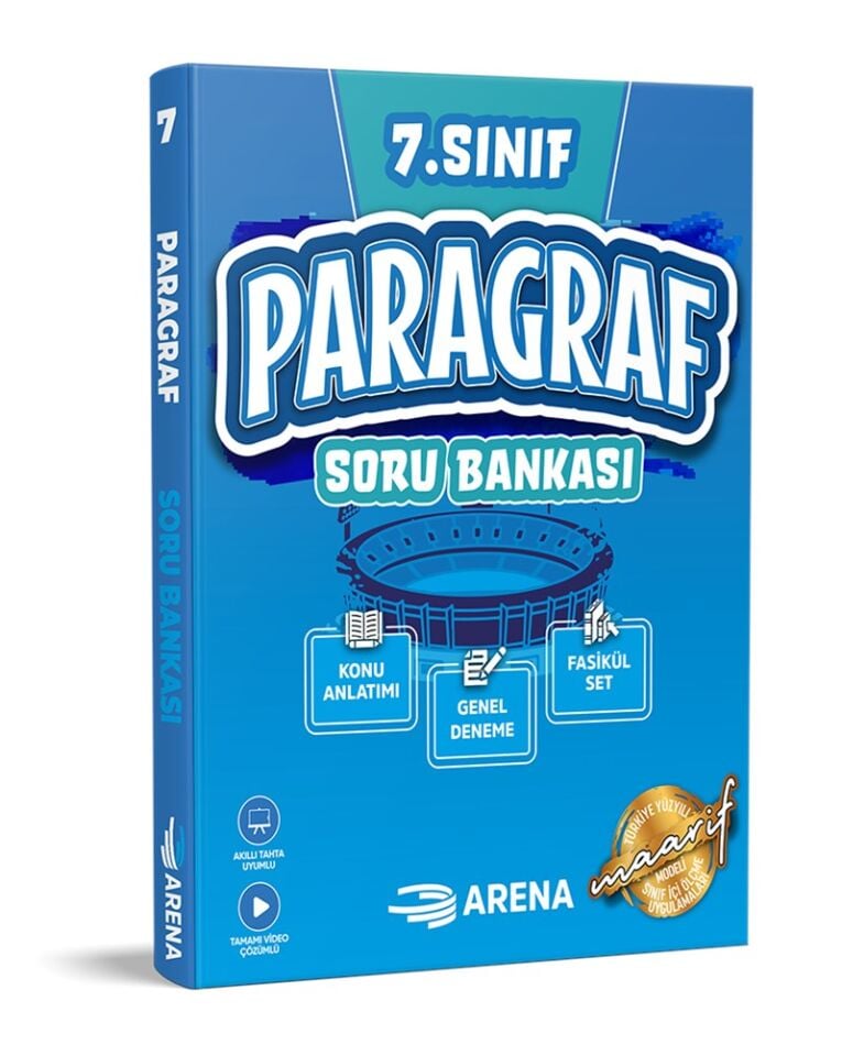 Arena Yayınları 7. Sınıf Paragraf Soru Bankası