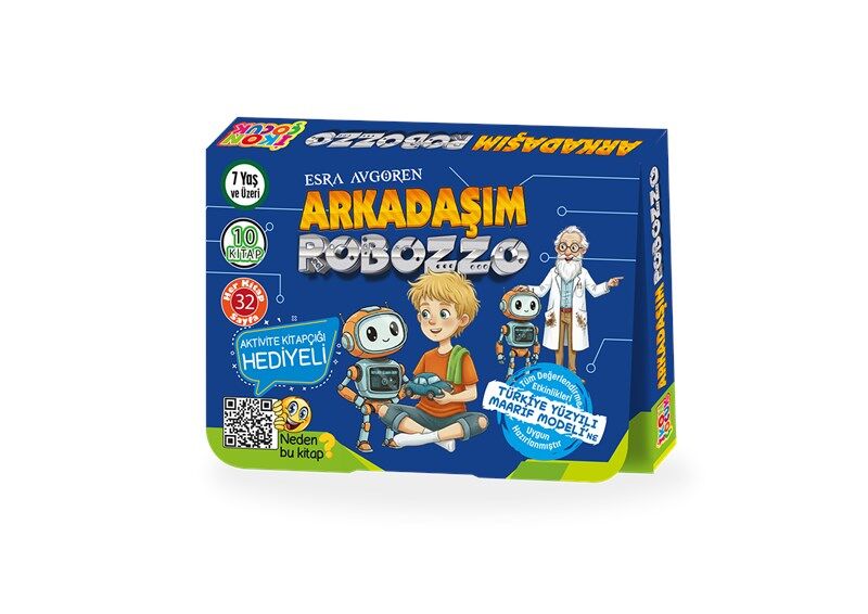 İkon Çocuk Arkadaşım Robozzo 10 Kitaplık Hikaye Seti - Esra Avgören