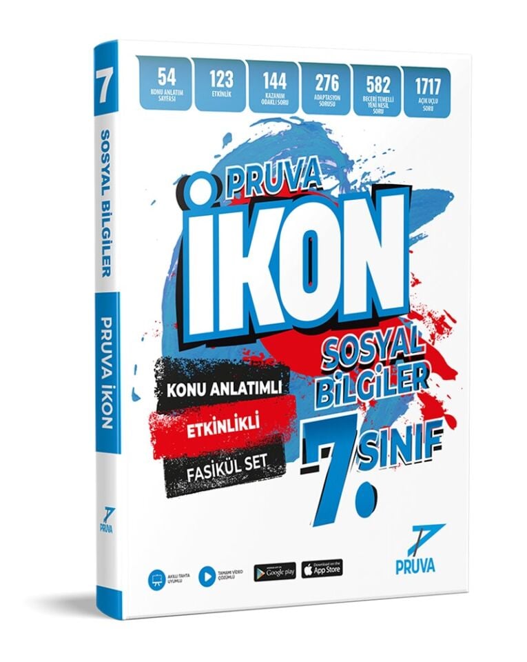 Pruva Yayınları 7. Sınıf Pruva İkon Sosyal Bilgiler Fasikül Set