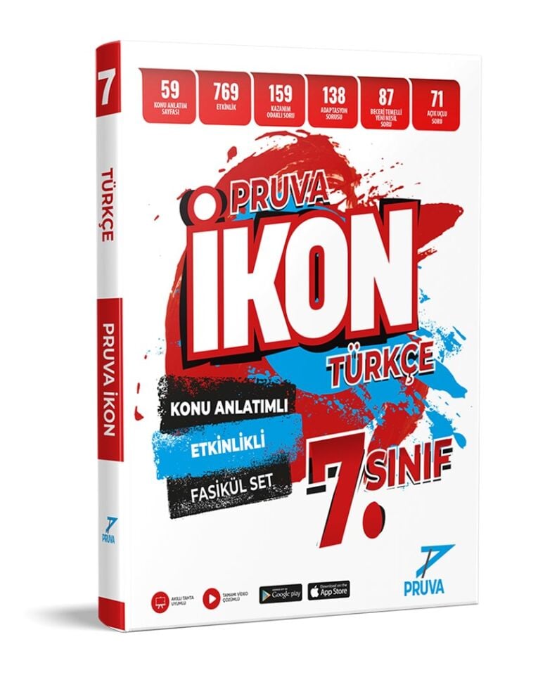 Pruva Yayınları 7. Sınıf Pruva İkon Türkçe Fasikül Set