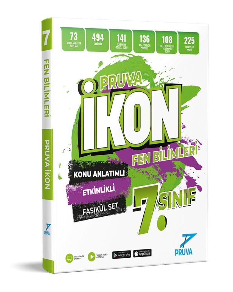 Pruva Yayınları 7. Sınıf Pruva İkon Fen Bilimleri Fasikül Set
