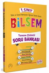 Editör 1. Sınıf Bilsem Hazırlık Kitapları Seti 4 Lü Seti Yeni 2020