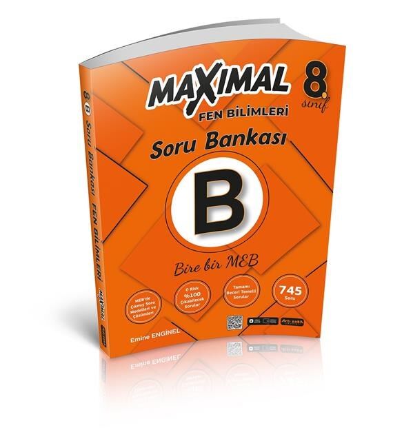 Artı Zeka Yayınları 8. Sınıf Maximal Fen Bilimleri B Soru Bankası