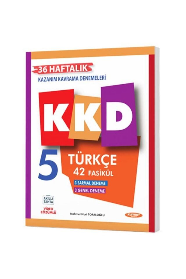 Kurmay Yayınları 5. Sınıf KKD Türkçe 42 Fasikül Deneme