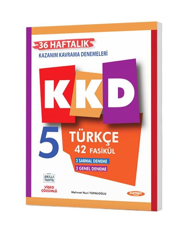 Kurmay Yayınları 5. Sınıf KKD Türkçe 42 Fasikül Deneme