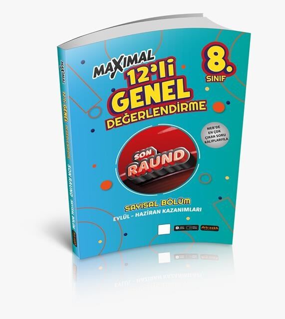 Artı Zeka Yayınları 8. Sınıf LGS Maximal 12'li Genel Değerlendirme Sayısal Bölüm