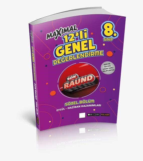 Artı Zeka Yayınları 8. Sınıf LGS Maximal 12'li Genel Değerlendirme Sözel Bölüm